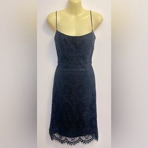 Shoshanna Black Lace Balconette Cocktail Dress